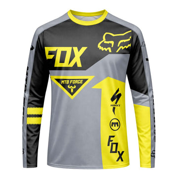 Specialized Factory Volt Short Sleeve Mountain Bike Jersey | Fox TEE - front view mockup