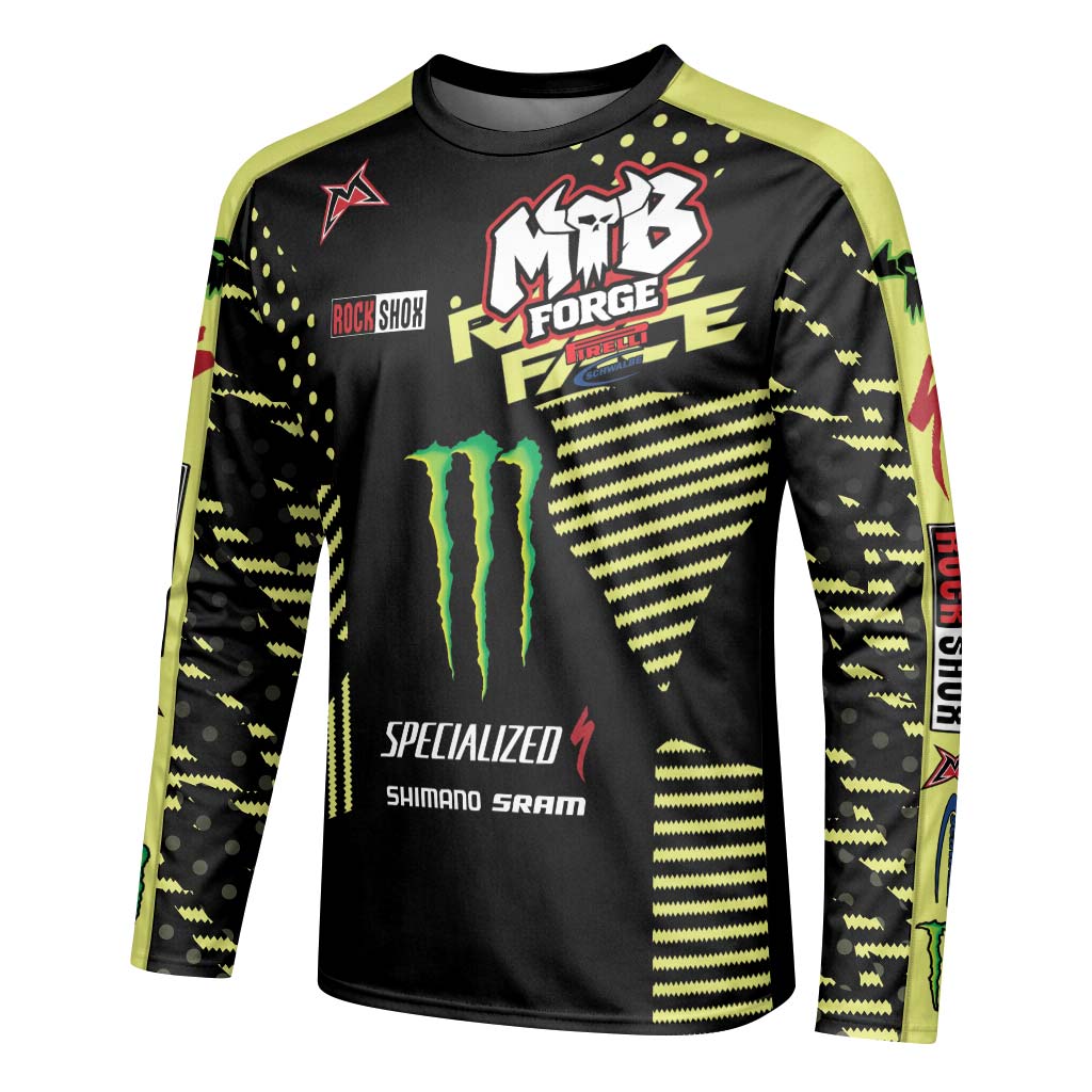 Specialized Monster Energy Downhill Jersey | Specialized MTB Jersey - left side mockup