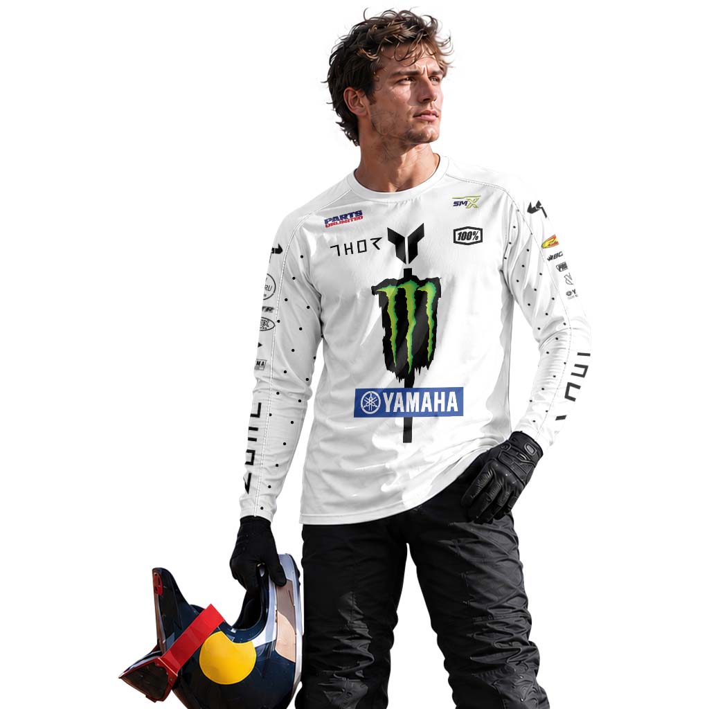 Thor Deegan Danger 1 Monster Energy Camo Long Sleeve Motocross Jersey - lifestyle view