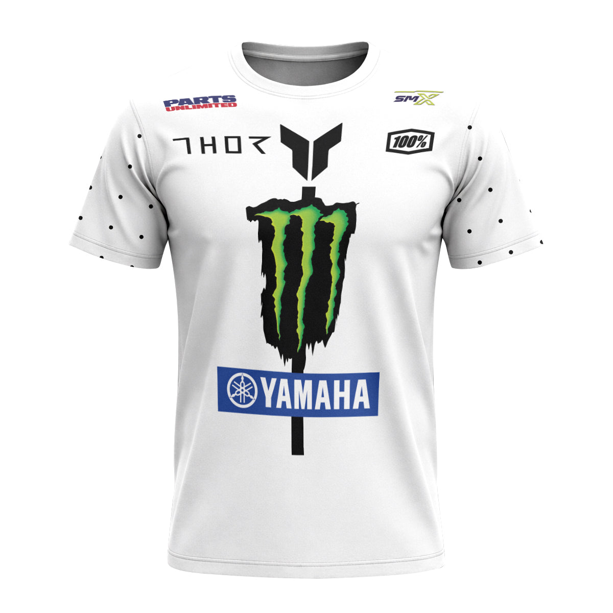 Thor Deegan Danger 1 Monster Energy Camo Short Sleeve Motocross Jersey - front view mockup