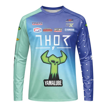 Thor Haiden Deegan 238 Long Sleeve Motocross Jersey – Front View Mockup