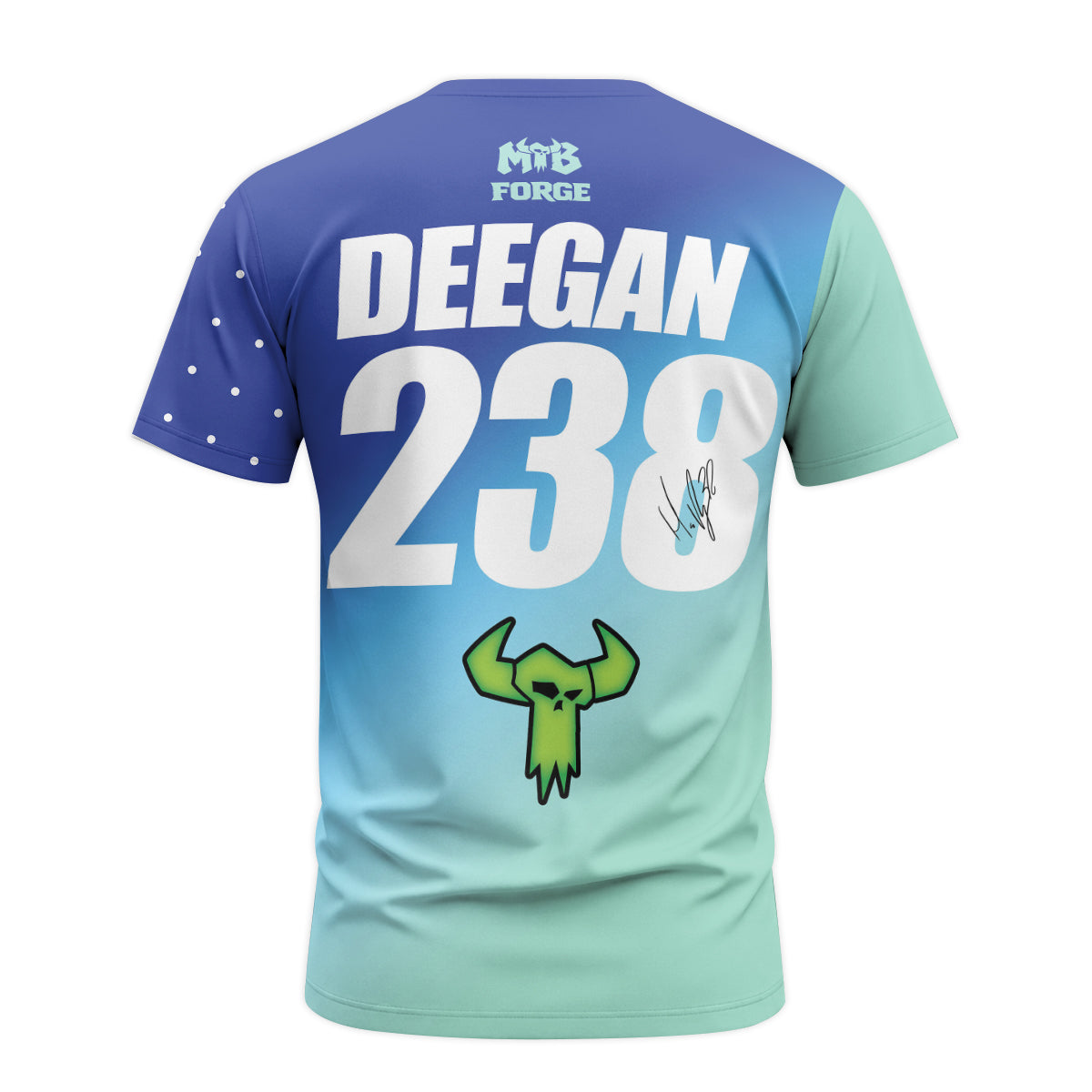 Thor Haiden Deegan 238 Short Sleeve Motocross Jersey – Back View Mockup