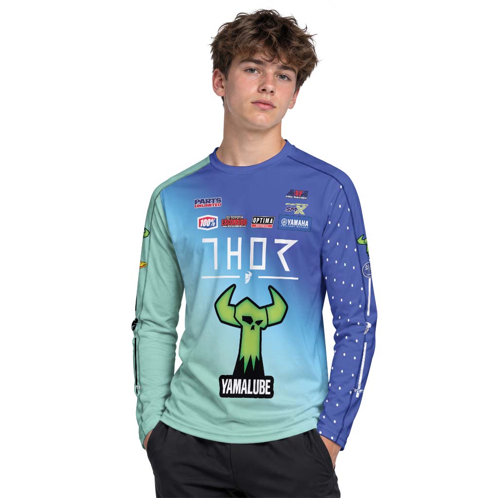 Thor Haiden Deegan 238 Youth Long Sleeve Motocross Jersey – Boy Lifestyle View