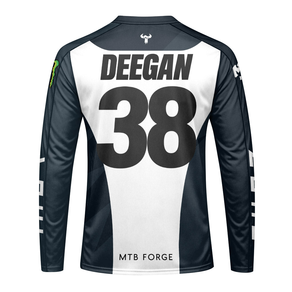 Thor Haiden Deegan 38 KTM Monster Energy Long Sleeve Motocross Jersey - back view mockup