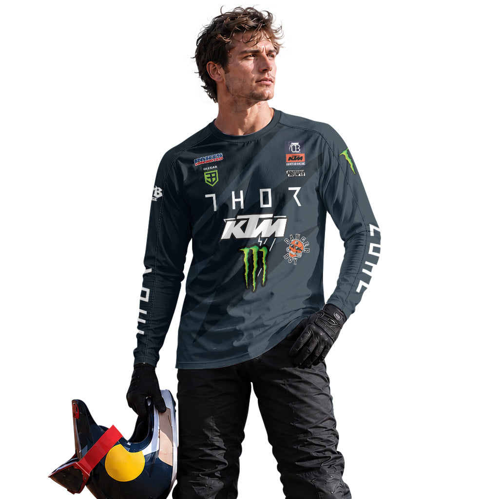 Thor Haiden Deegan 38 KTM Monster Energy Long Sleeve Motocross Jersey - lifestyle view
