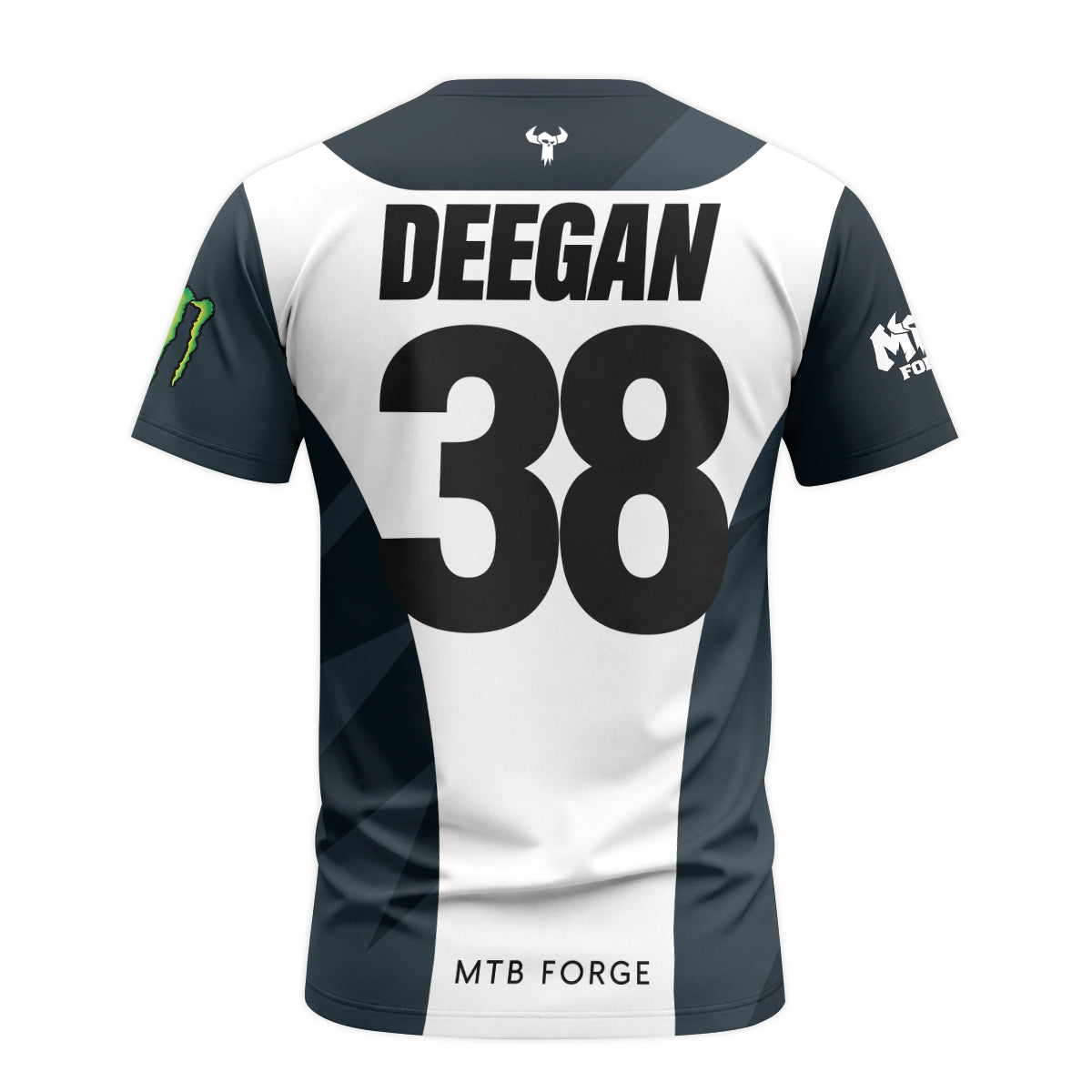 Thor Haiden Deegan 38 KTM Monster Energy Short Sleeve Motocross Jersey - back view mockup