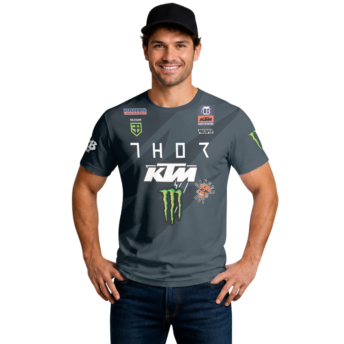 Thor Haiden Deegan 38 KTM Monster Energy Short Sleeve Motocross Jersey - lifestyle view