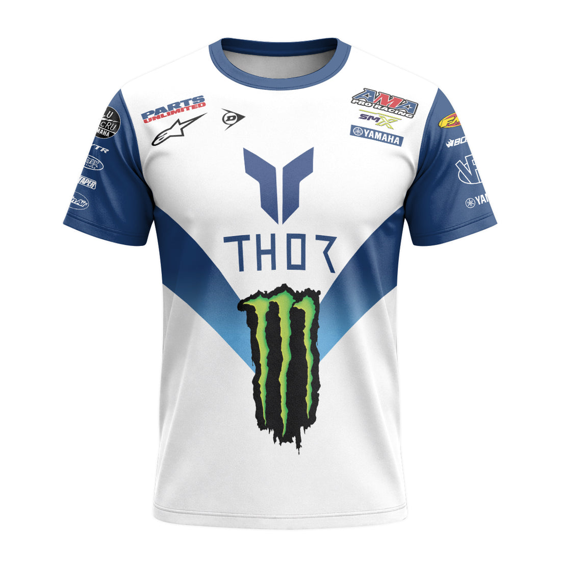 Thor Haiden Deegan 38 Monster Energy Short Sleeve Motocross Jersey - front and back view