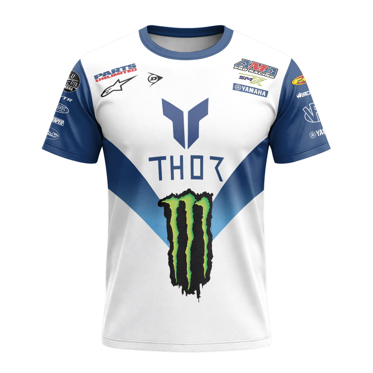 Thor Haiden Deegan 38 Monster Energy Short Sleeve Motocross Jersey - front view mockup