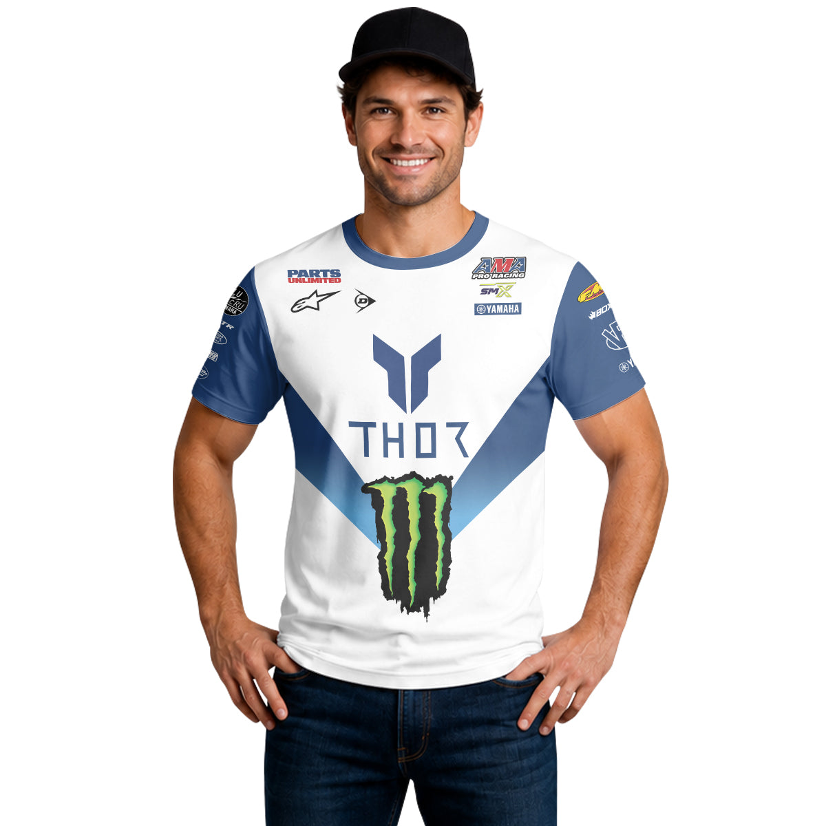 Thor Haiden Deegan 38 Monster Energy Short Sleeve Motocross Jersey - lifestyle view