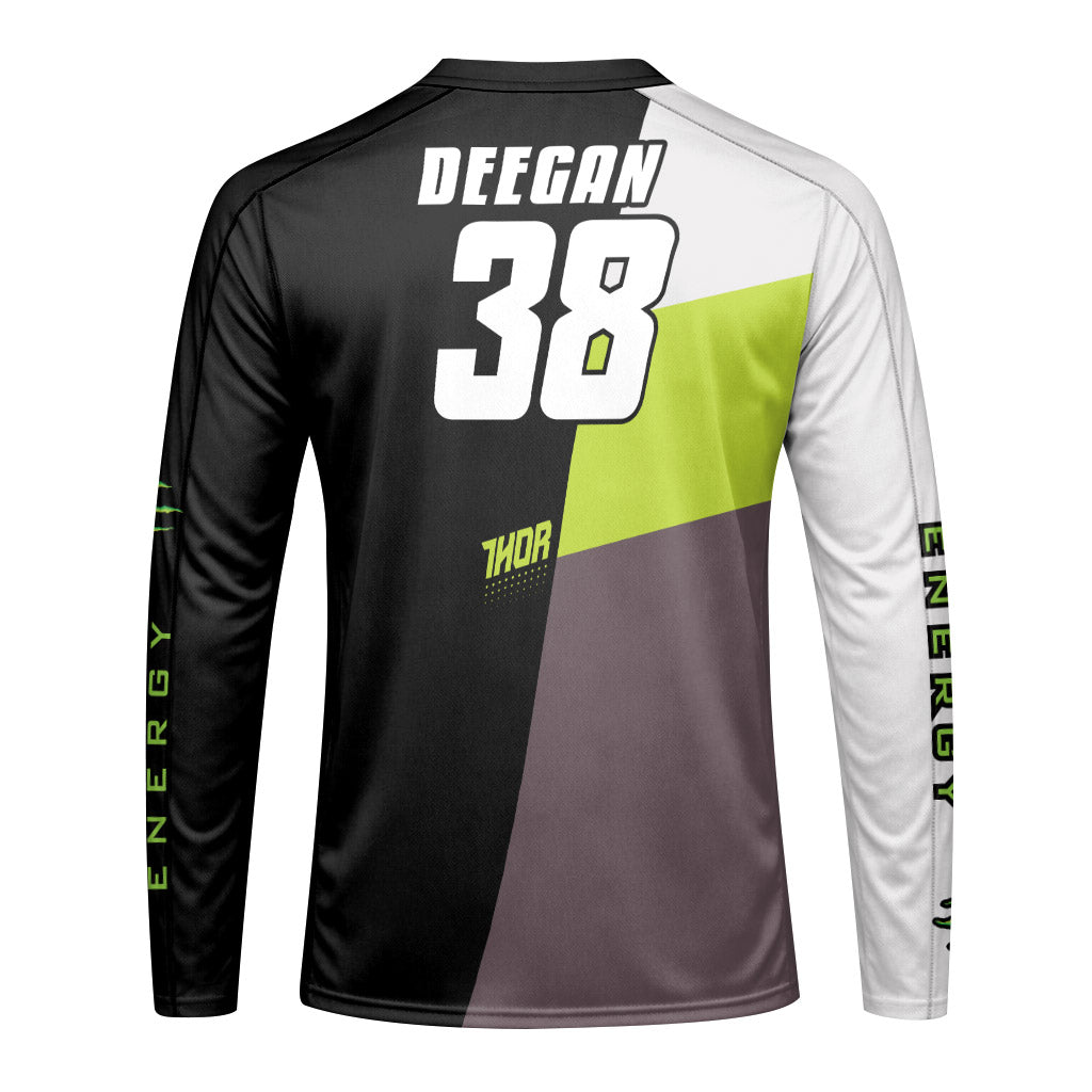 Thor Deegan Monster Energy Long Sleeve Motocross Jersey | MX