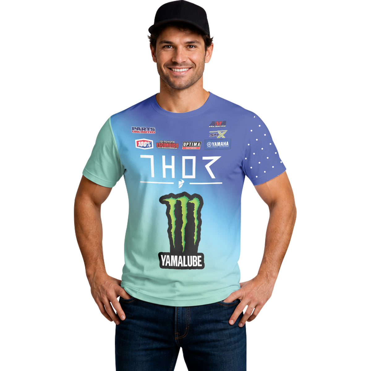 Thor Monster Energy Haiden Deegan 238 Short Sleeve Motocross Jersey - lifestyle view