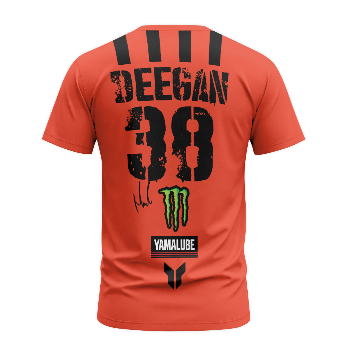 Thor Monster Energy Haiden Deegan 38 Short Sleeve Motocross Jersey - back view mockup