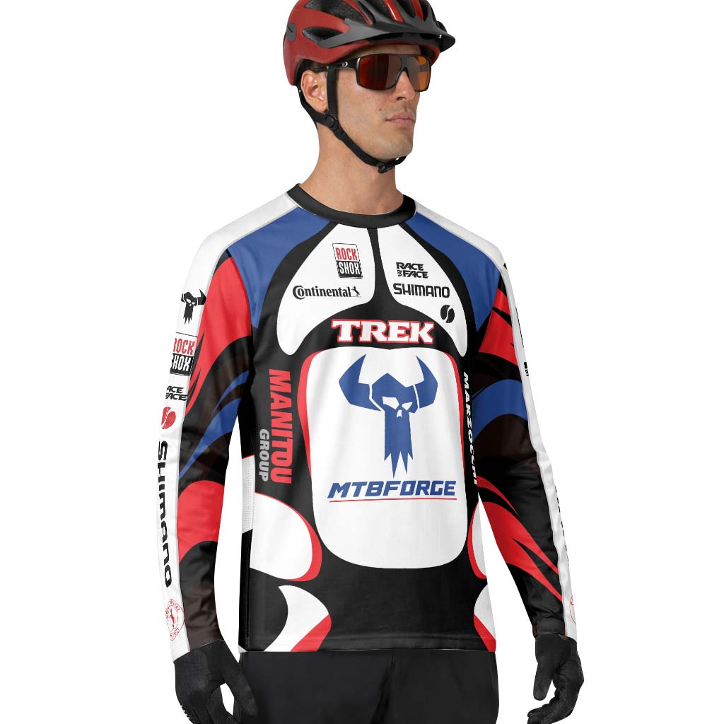 trek bicycle clothing TREK Cycling Man Mens Sets Summer 2024 Mtb Road Bike Uniform fitted cut for a just Trek Mountain Bike Jersey Long