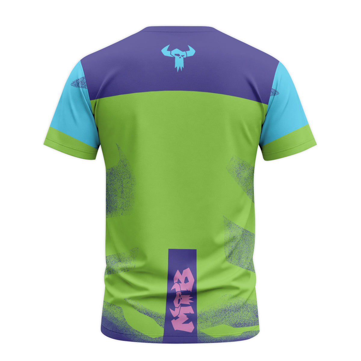 Vicious Youth Short Sleeve Mountain Bike Jersey – Back View Mockup