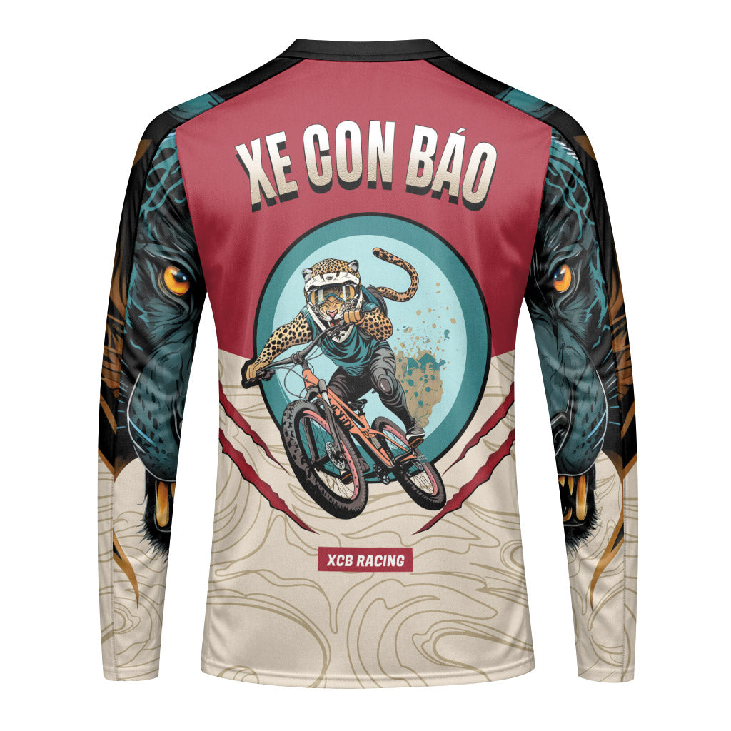 XCB Long Sleeve Mountain Bike Jersey | Bike Park Jersey Long Sleeve  - Product Image