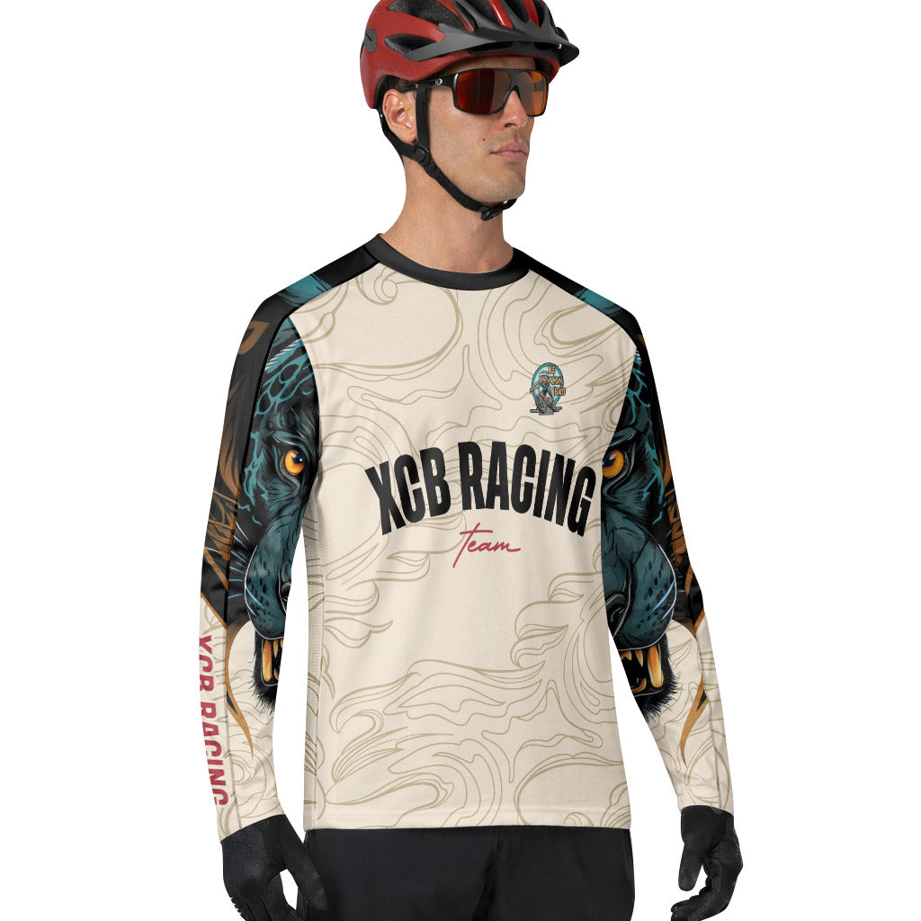XCB Long Sleeve Mountain Bike Jersey | Bike Park Jersey Long Sleeve  - Product Image